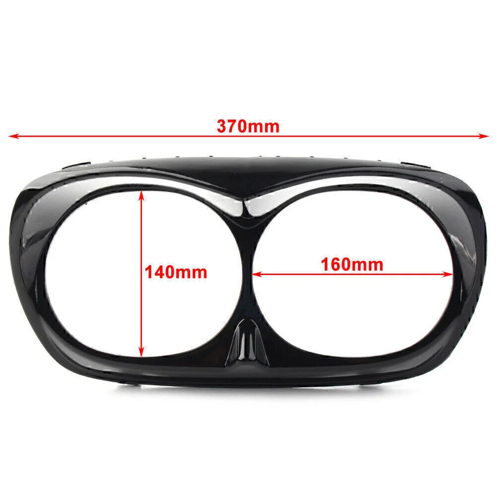 Dual Headlight Fairing Bezel Trim Cover for Harley Road Glide (1998-2013)