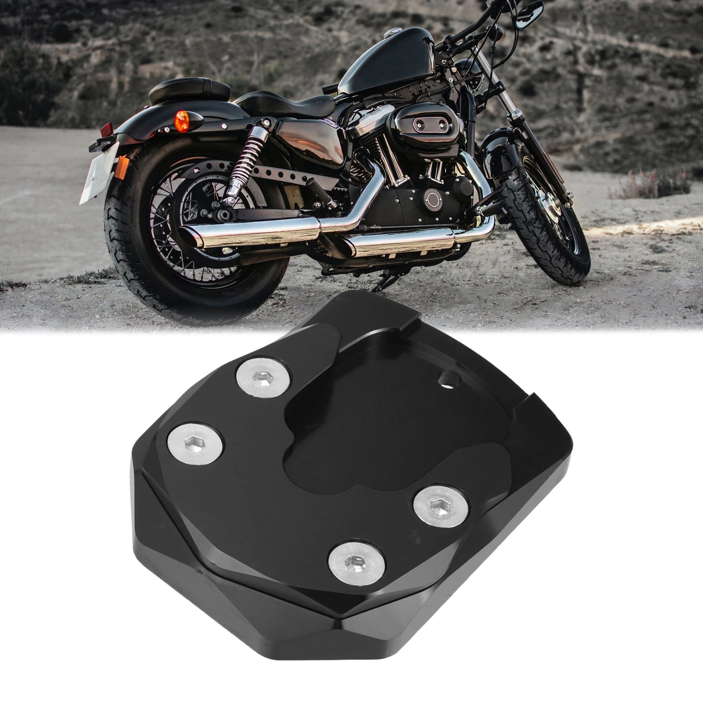 Set of 1 Kickstand Side Stand Pad for Yamaha YZF-R15 (2017–2022)