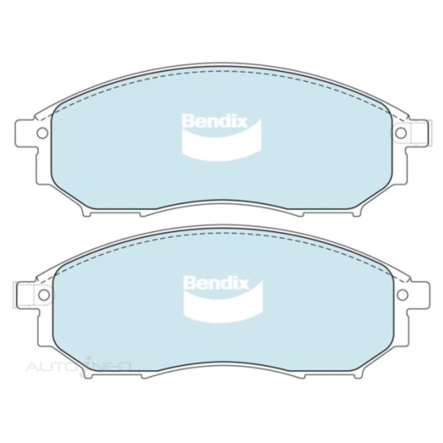 Set of 4 Front Disc Brake Pads for Renault Koleos (2008–2016)