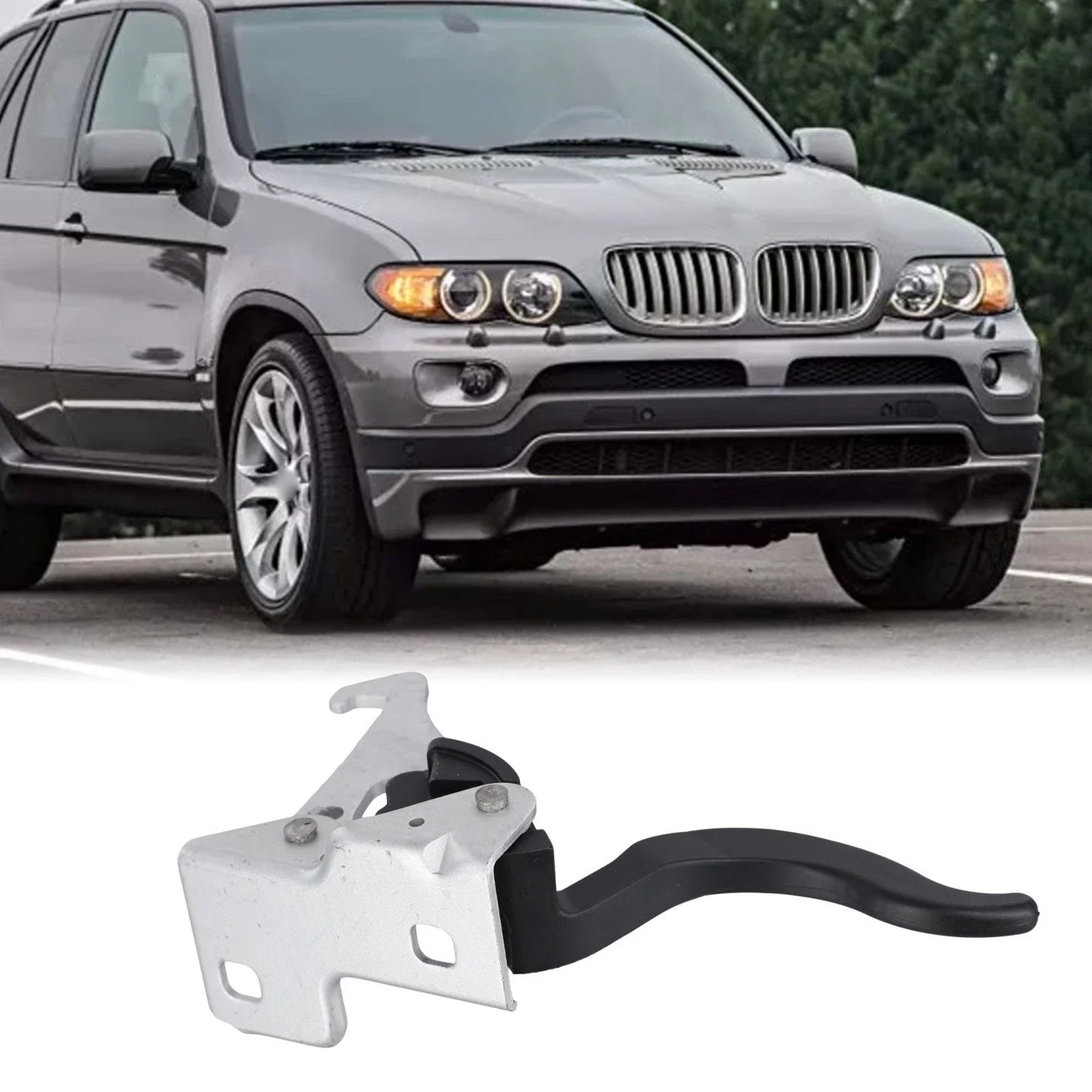 Hood Safety Catch Replacement Engine Lid Latch Hook for BMW E53 (2000–2006)