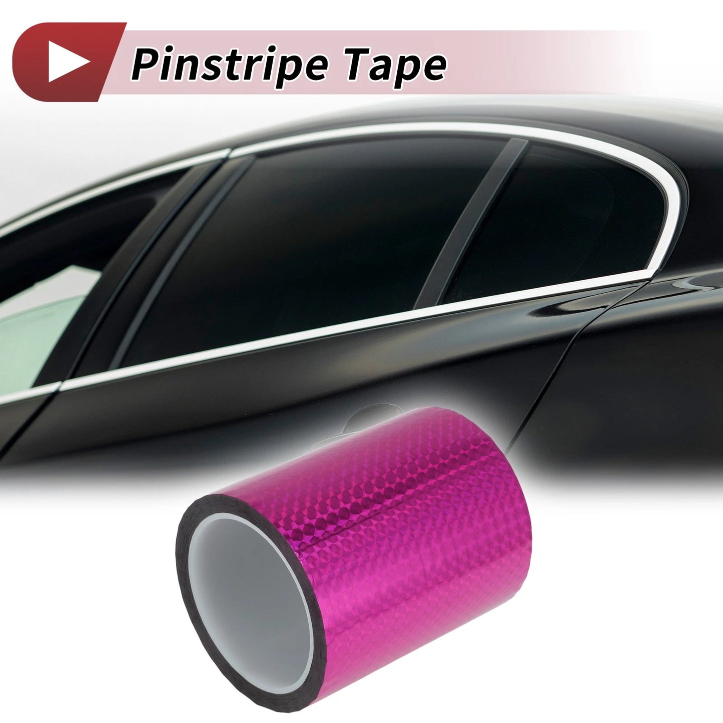 Pinstripe Tape 150mm x 50m for Car Motorcycle Boat Laser Purple (1 Pcs)