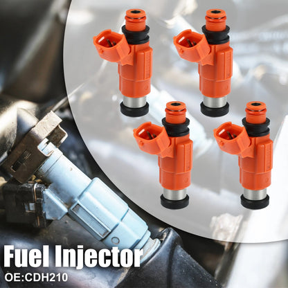 Set of 4 CDH210 Fuel Injectors for Yamaha Outboard 115 HP