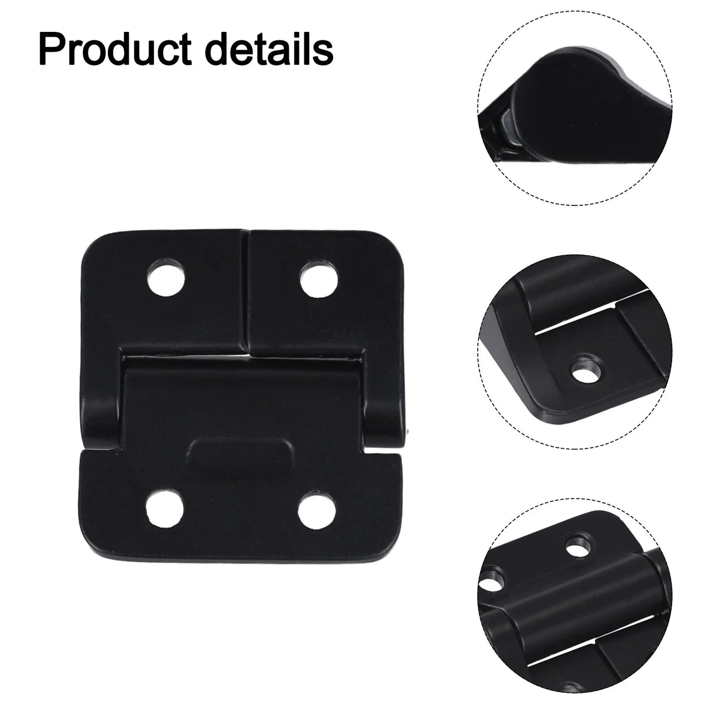 Constant Torque Hinge 1.57 x 1.50 in, 4 Holes Black Model