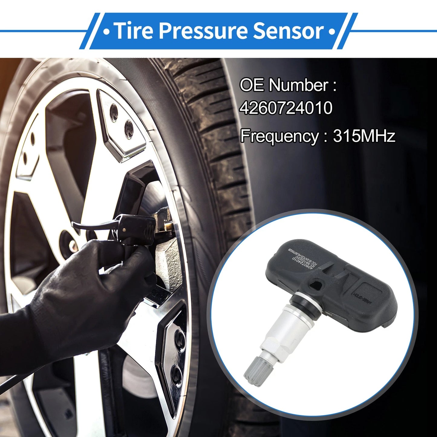 TPMS Sensor No. 4260724010 for Toyota 4Runner (2003–2019)