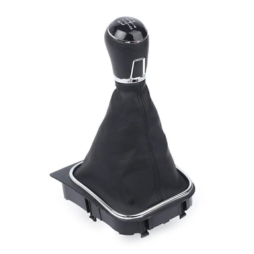 5 Speed Gear Shift Knob & Boot Gaiter Cover for VW Golf MK5 MK6 (2003-2014)