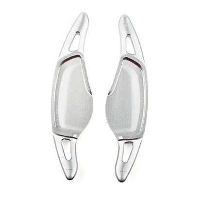 Silver Steering Wheel Paddle Shifter Extensions for BMW 5 7 Series X3 X4 X5 (2001-2023)