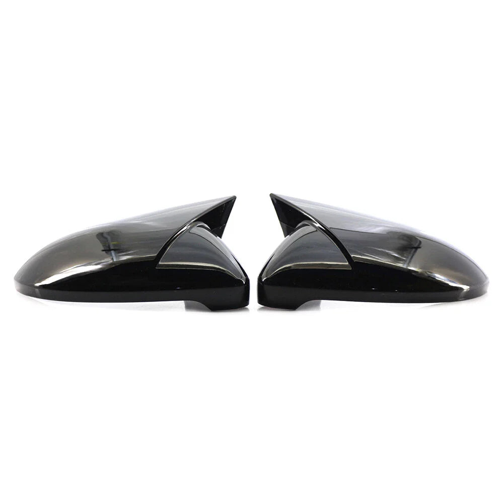 Glossy Black Rear Mirror Cover Caps for VW Golf MK7 R R-Line (2014-2019)