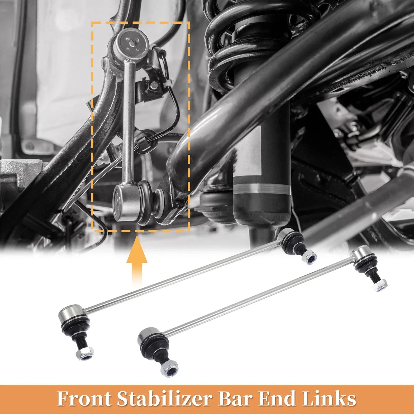 2 x Front Stabiliser Sway Bar Links for Acura TLX, Honda Accord (2015-2019)