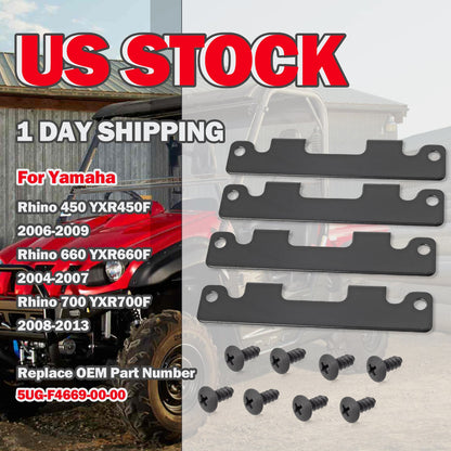 Tailgate Hinge Plates for Yamaha Rhino 450 660 700 (2004–2013)