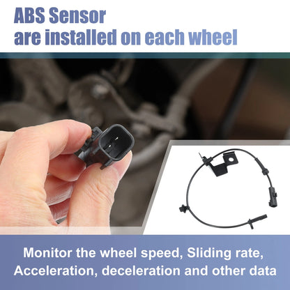 Front Left ABS Wheel Speed Sensor No.DG9Z2C205B for Ford Fusion (2013–2020)