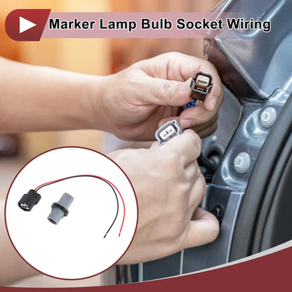 Marker Lamp Bulb Socket Wiring for Honda Accord Civic CR-V (2003-2023)
