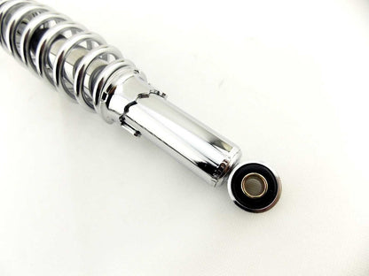 Set of 2 Chrome Lowering Shock Absorbers for Yamaha XV250 (1988–2010)