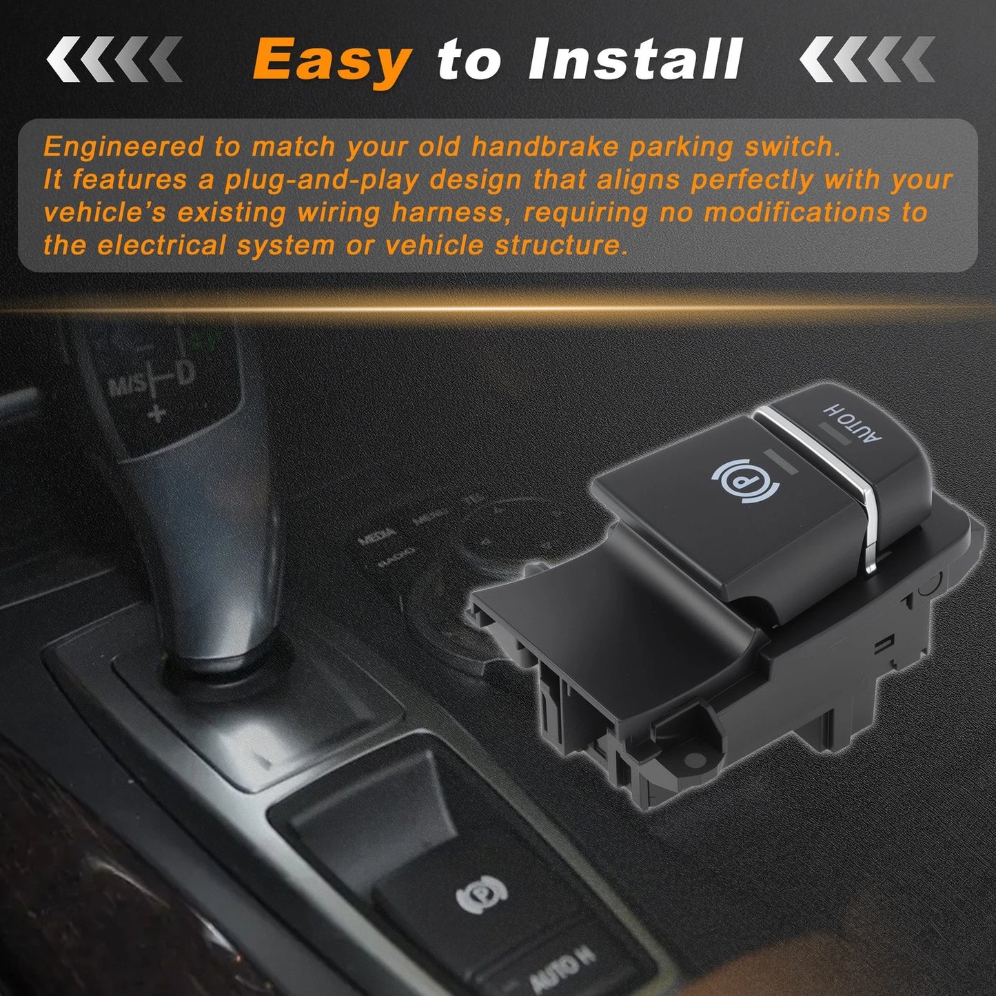 Electric Parking Handbrake Switch 61319877891 for BMW X5 X6 (2008–2019)
