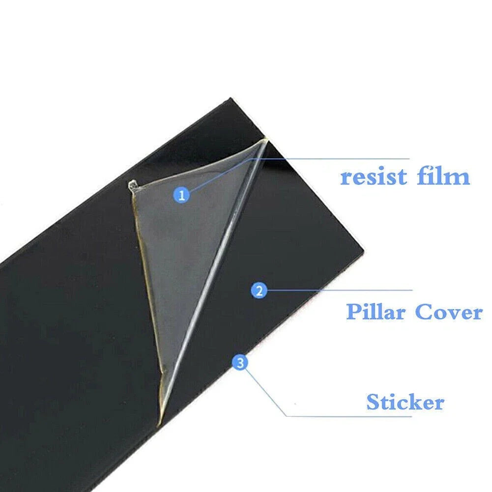 6 x Door Trim Covers for Toyota Sienna (2004-2010) Black