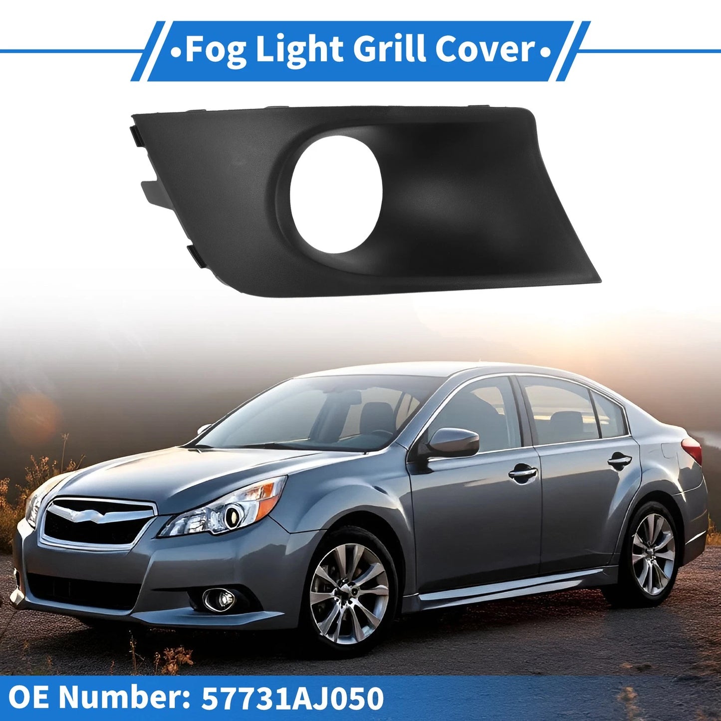 1 Pcs Fog Light Grill for Subaru Legacy (2010–2014) No. 57731AJ050