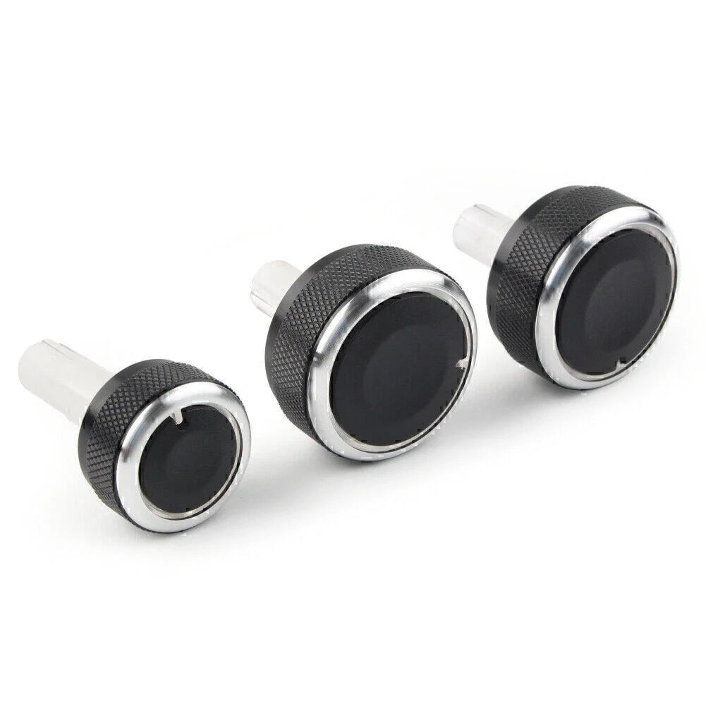 3 x A/C Control Knob Switch Panel for VW Golf MK4, Passat B5, Bora (1998-2006)