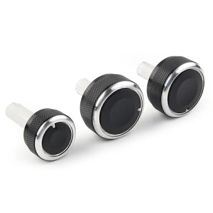3 x A/C Control Knob Switch Panel for VW Golf MK4, Passat B5, Bora (1998-2006)