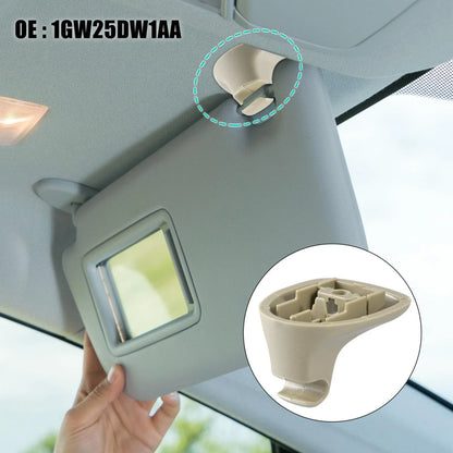 Beige Car Plastic Sun Visor Hook Clip for Dodge Magnum (2005-2007)