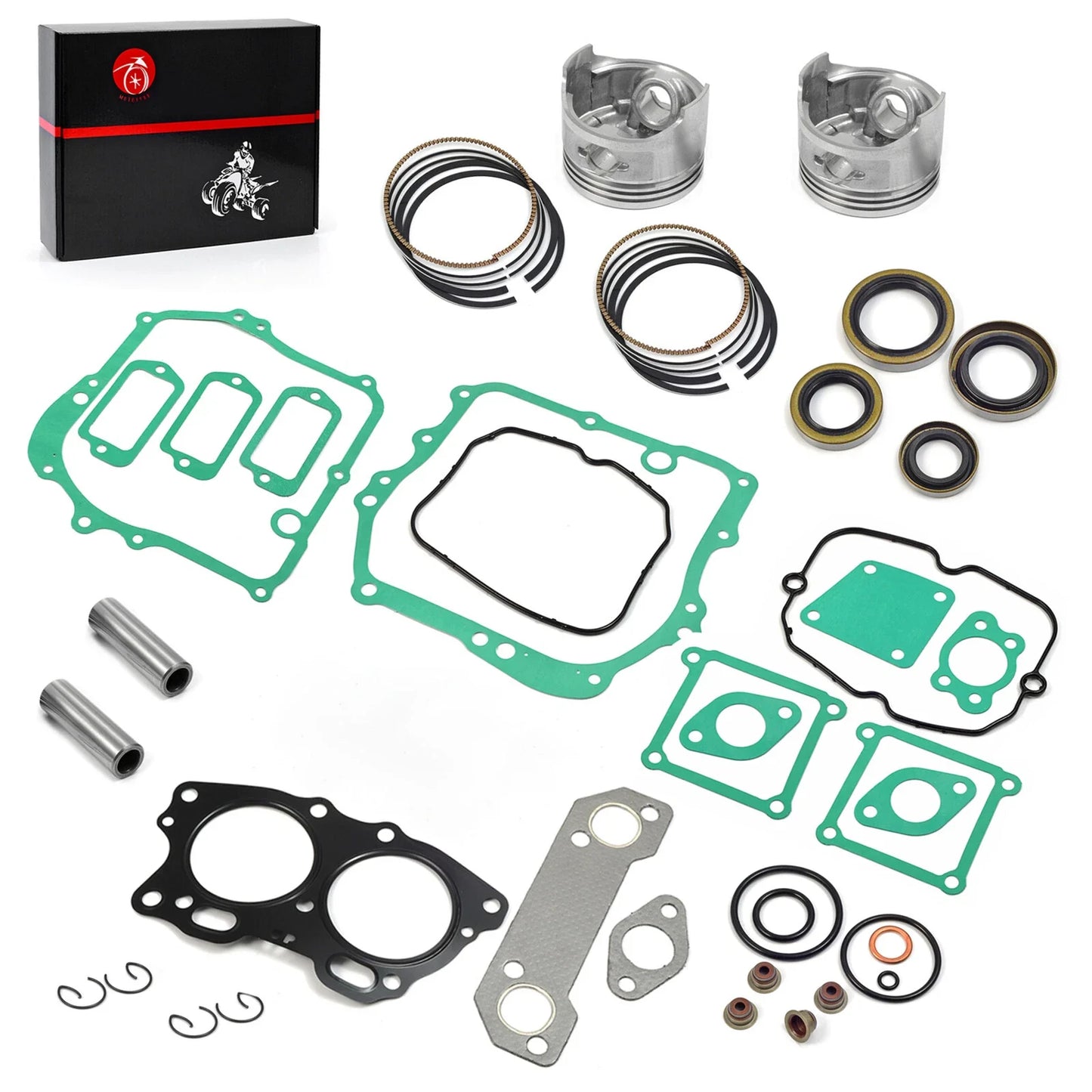 Piston & Ring STD & Gasket Kit for EZGO Golf Cart Robin 295cc (1991–2008)