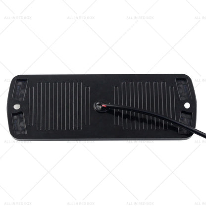 1 LED Emergency Flashing Warning Lights White Amber 12/24V