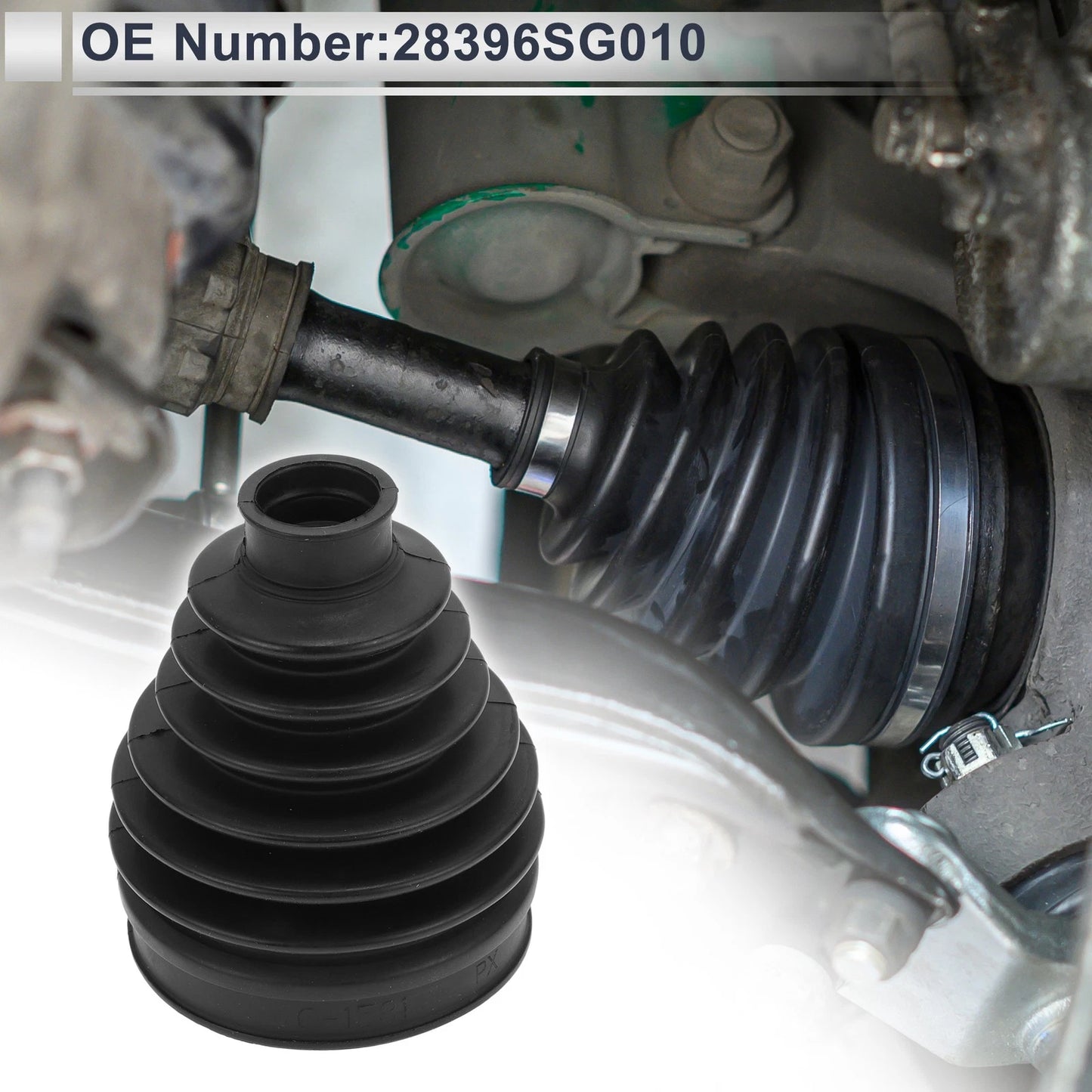 Outer CV Joint Boot Kit with Clamps for Subaru Crosstrek (2017) No.28396SG010
