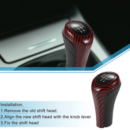 5-Speed Manual Gear Shift Knob for BMW 1/3/5/6 E81 E82 E87 (2004-2010)