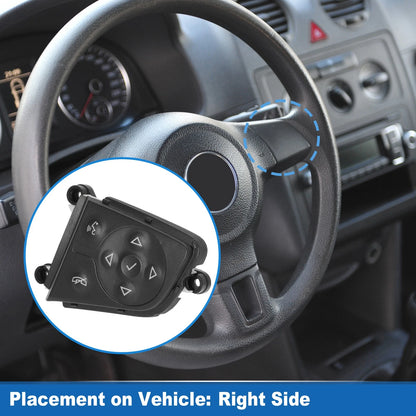 Right Steering Wheel Audio Phone Control Switch for Silverado Sierra (2014–2019) No. 23134237