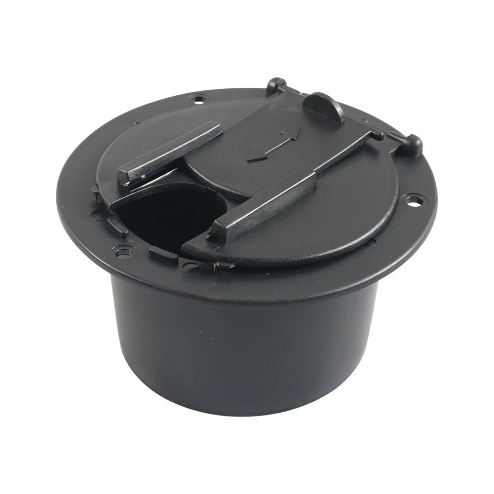 Round Electric Power Cord Cable Hatch Cover for Universal RV Camper Trailer