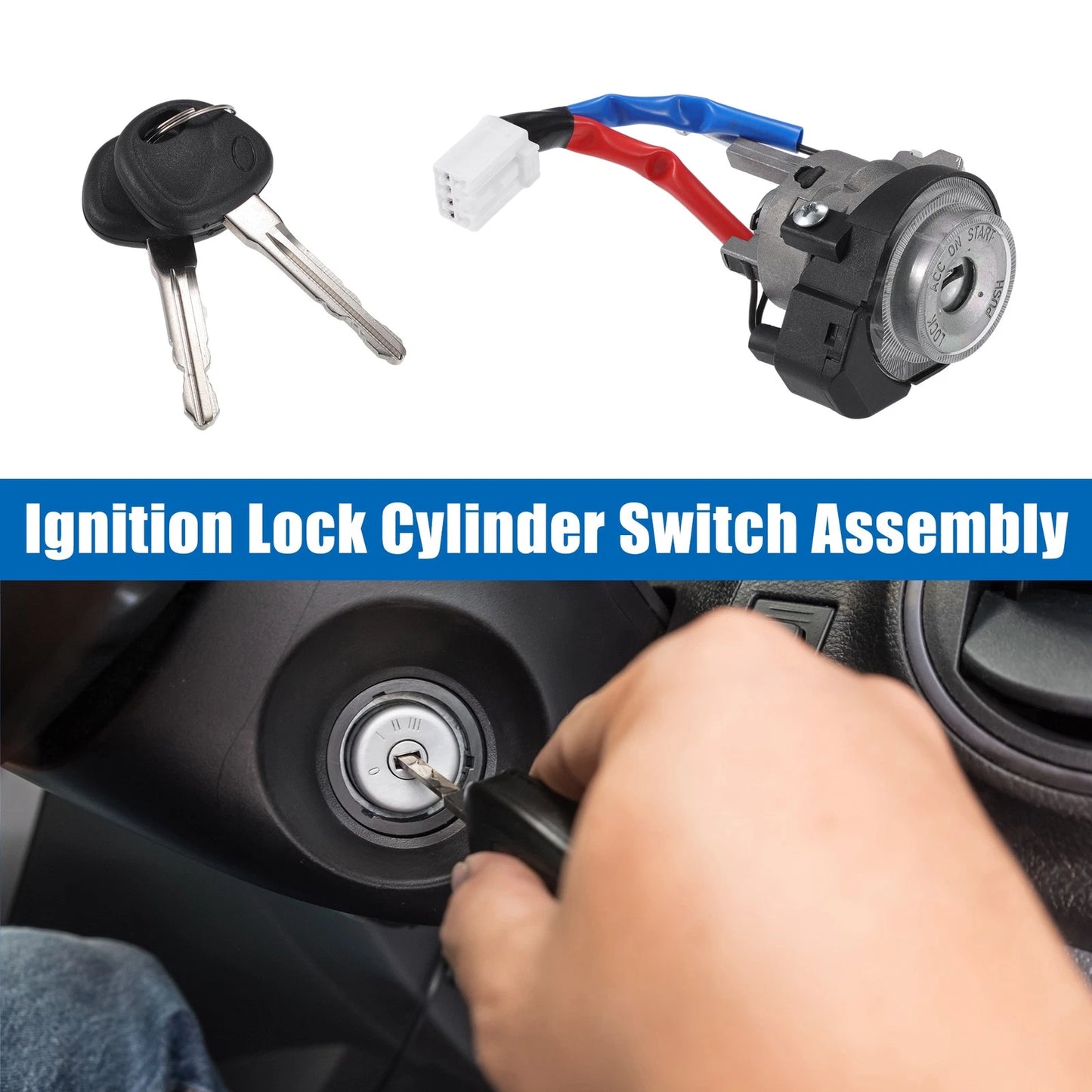 Set of 1 Ignition Lock Cylinder Switch for Hyundai Elantra (2011–2016) No. 81900-3XF00