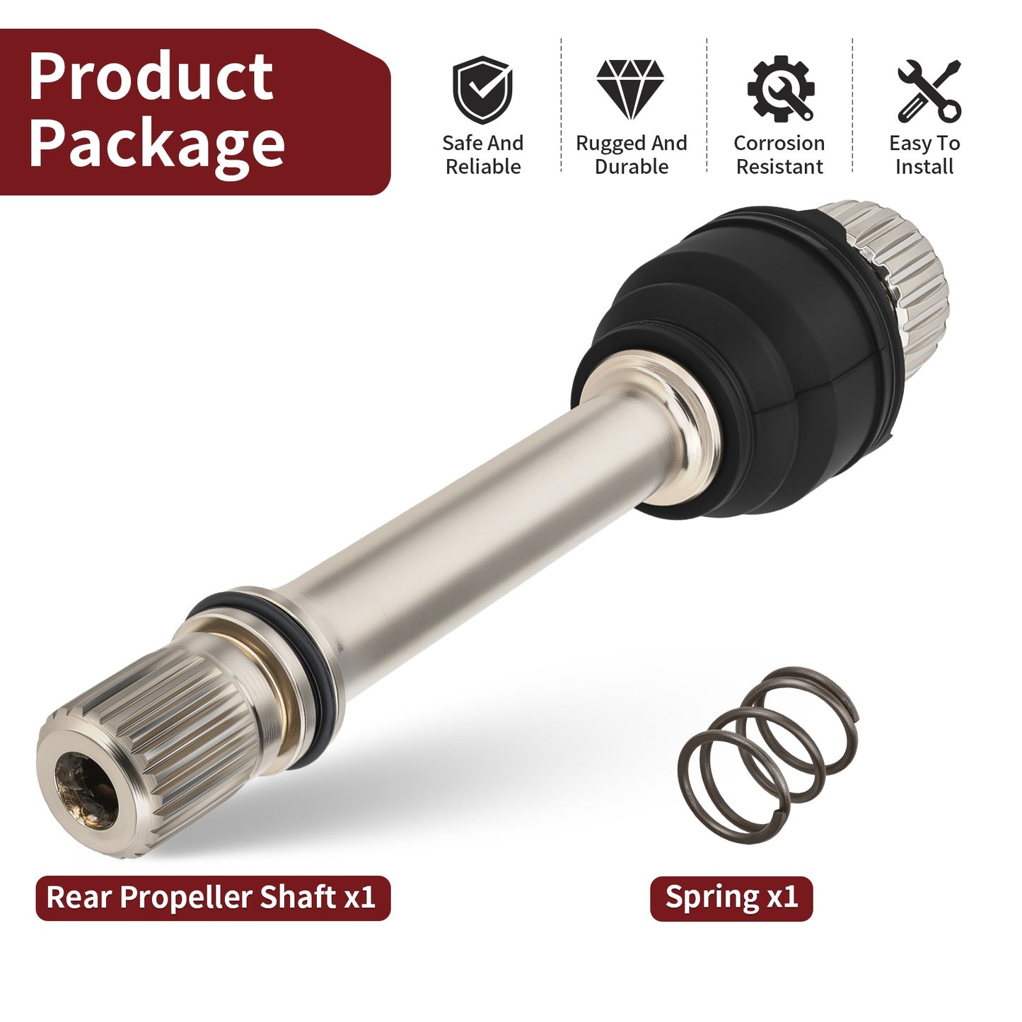 Rear Propeller Shaft for Honda Foreman Rubicon 500 TRX500FA (2015–2019)