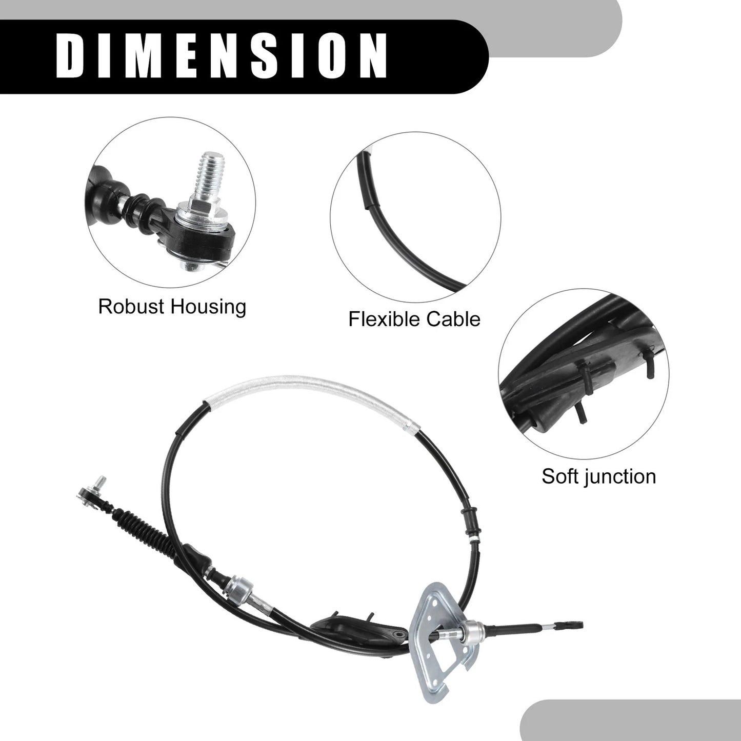 Automatic Transmission Shift Cable NO. 3382048060 for Toyota Highlander (2001–2003)
