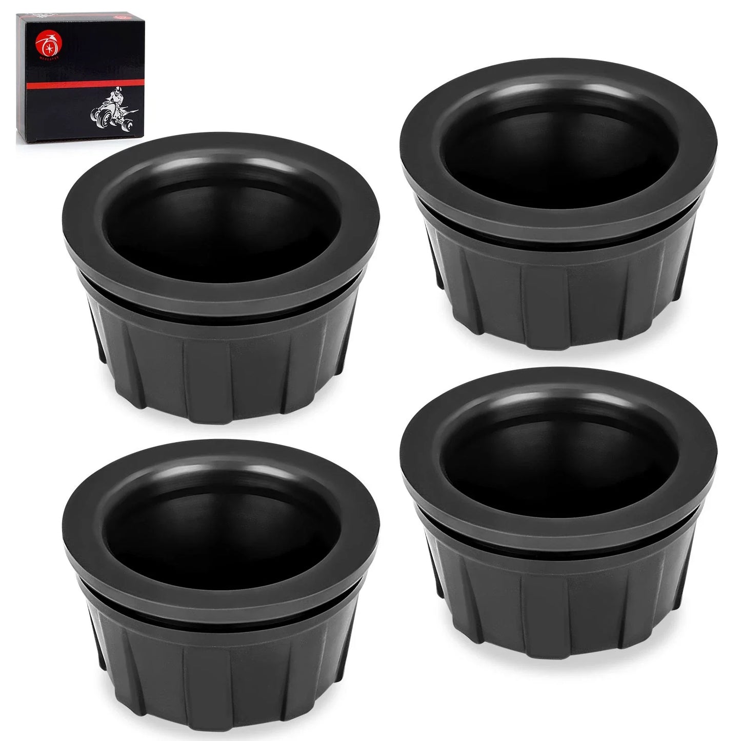 4Pcs Front + Rear Wheel Center Cap for Honda MUV700 Big Red (2009–2013)