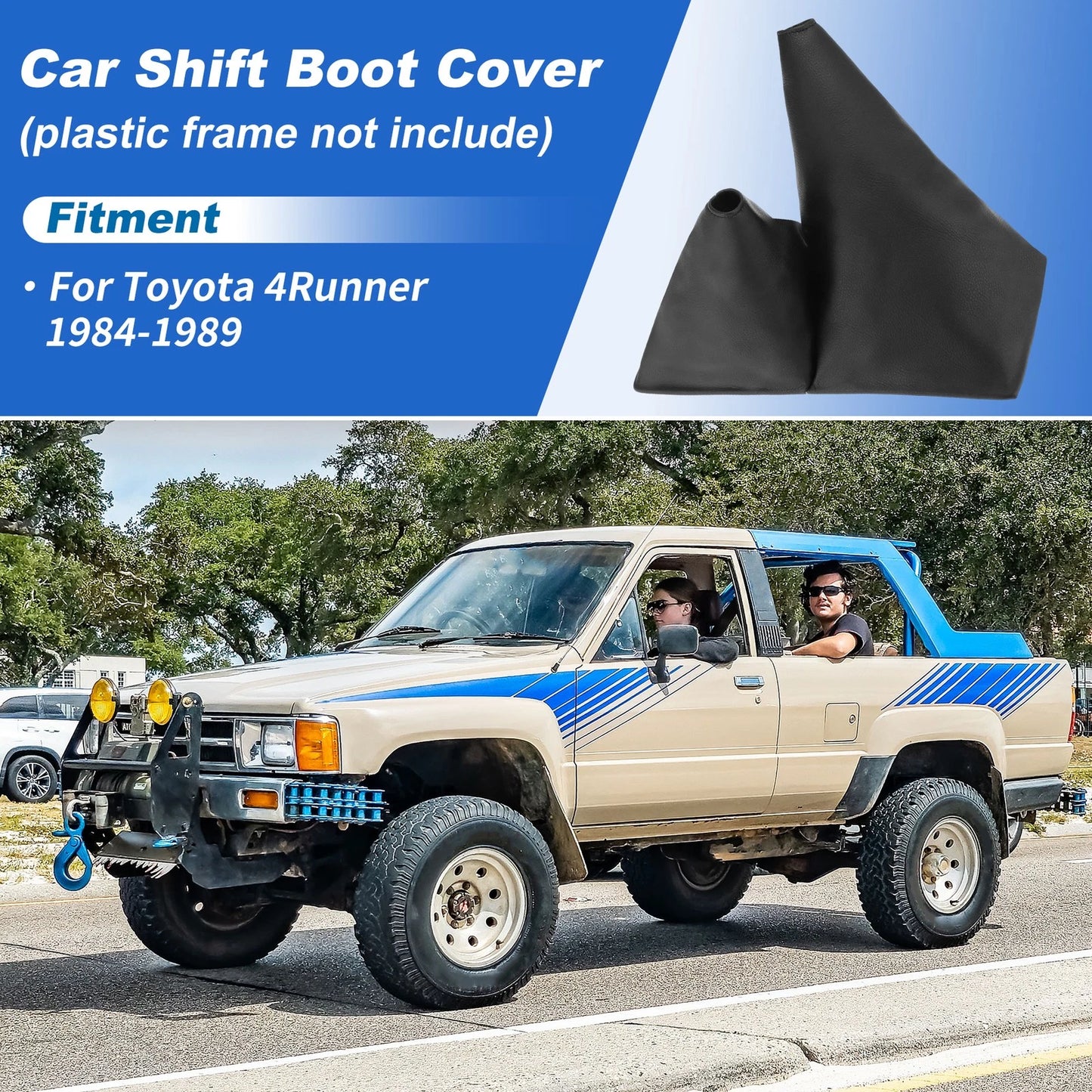 11.5" Manual Shift Boot Cover for Toyota 4Runner Pickup 1984–1989