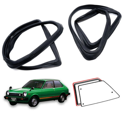 Quarter Window Weatherstrip Set for Toyota Starlet (1978–1984)