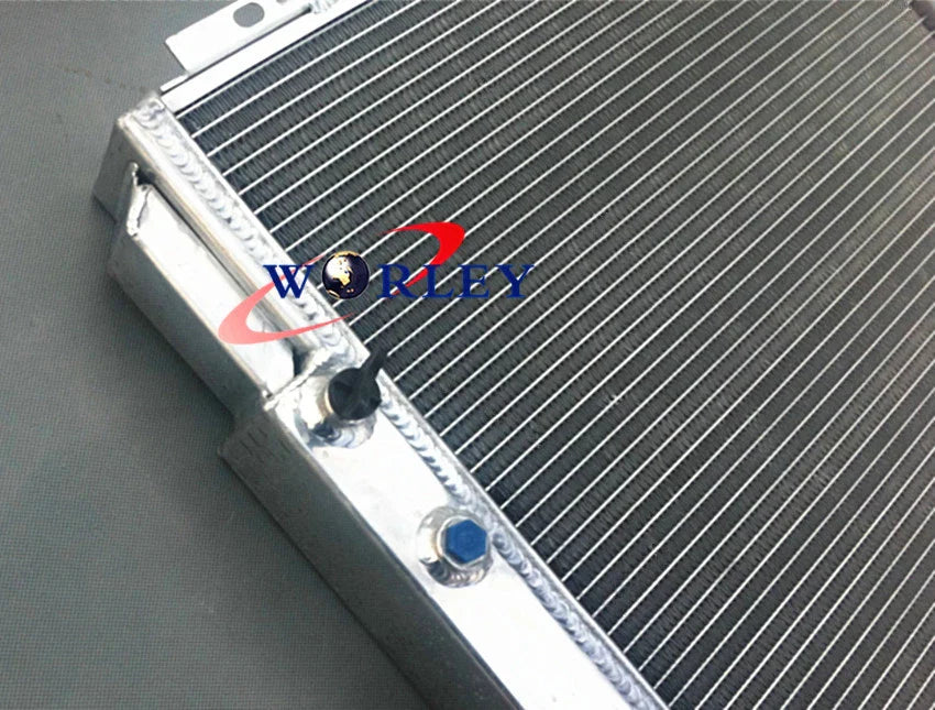 Aluminum Radiator & Shroud & Fans for 1967-1970 Ford Mustang Ranchero Torino