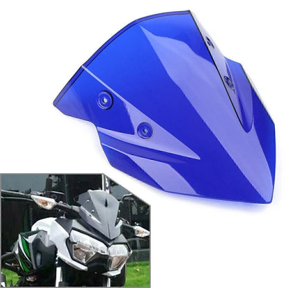 Motorcycle Windshield for Kawasaki Z400 (2018–2022) ABS Plastic Blue