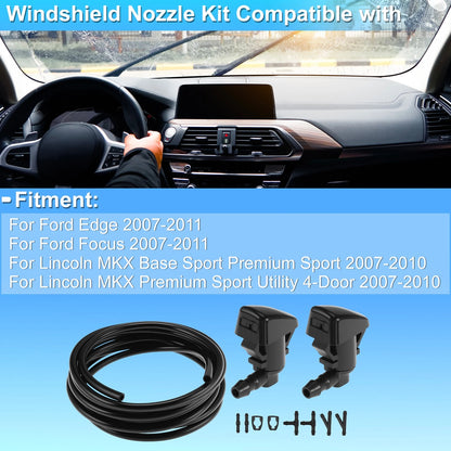 Windshield Washer Nozzle Kit for Ford Edge (2007–2011) 8S4Z17603AA