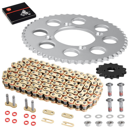 Sprocket Chain Set for Honda XR100R CRF100F (2004–2019) 14T/50T 428VM-X X-Ring