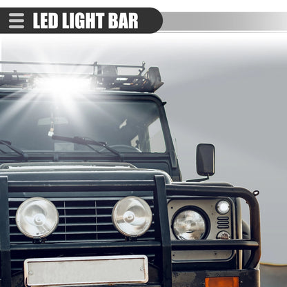 7" Double Row LED Light Bar for Offroad Pickup (12-24V)