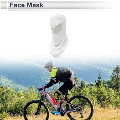 Half Pack Triangle Towel UV Face Shield Polyester Filter Sun Protection
