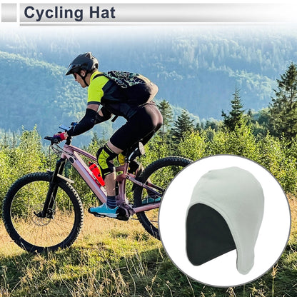 Cycling Hat for Universal Fit (27x30cm) - Polar Fleece, Light Gray