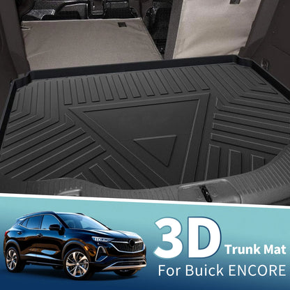 Cargo Liner Rear Trunk Mat for Buick Encore (2013–2022) & Chevrolet Trax (2014–2022) TPE