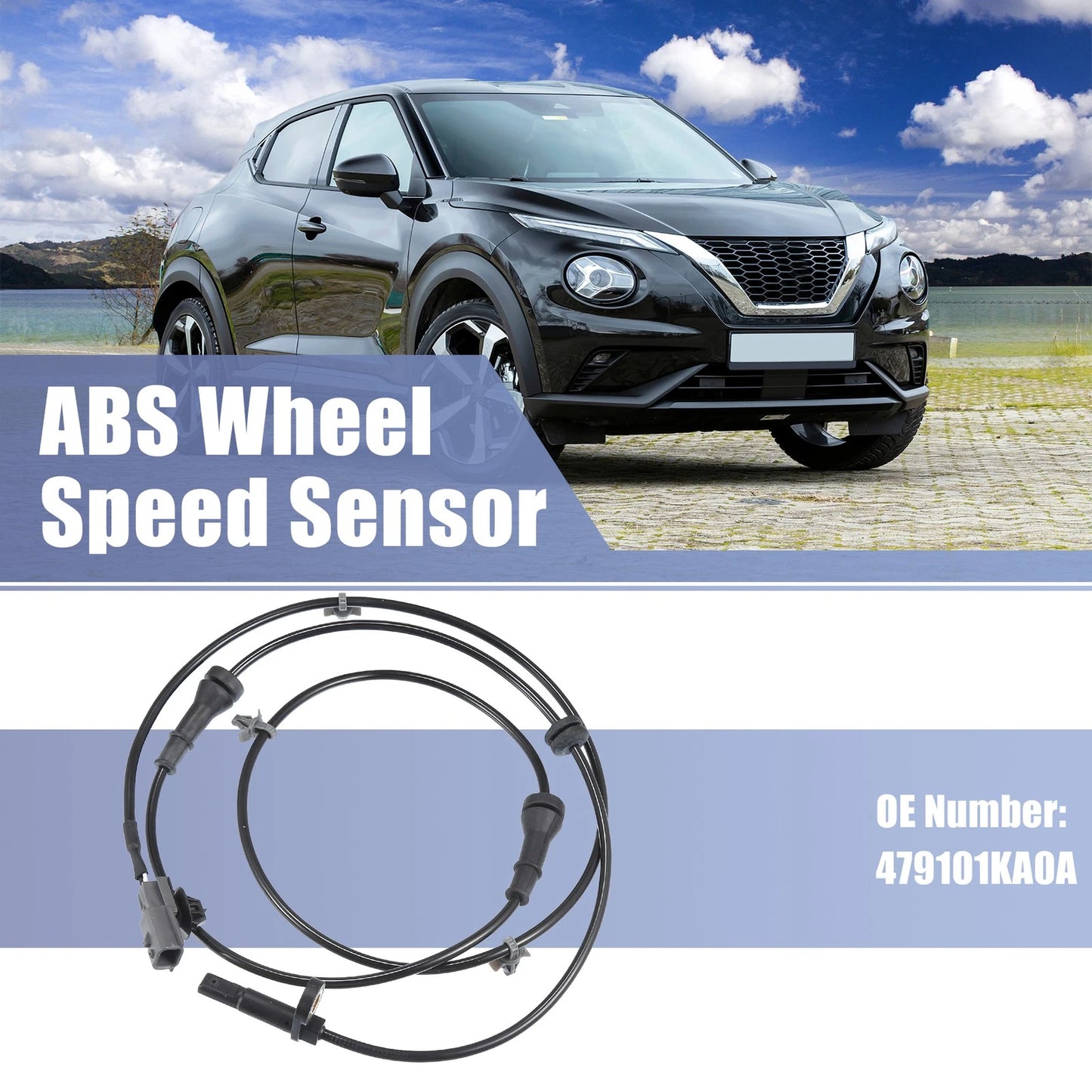 ABS Wheel Speed Sensor Set of 2 No. 479101KA0A for Nissan Juke (2011–2019)