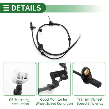 ABS Wheel Speed Sensor No. 599303X500 for Hyundai Elantra (2013–2014)