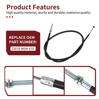 Clutch Cable for Honda VTX1300C (2004–2009)