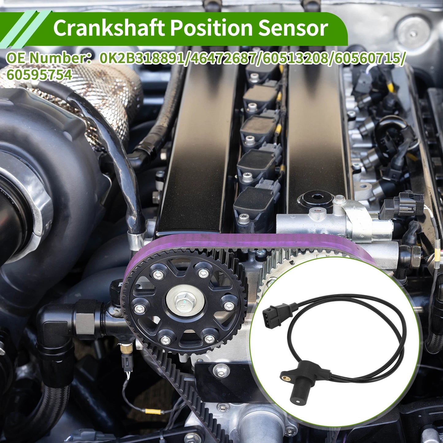 Crankshaft Position Sensor for KIA Shuma Hatchback (1997–2001) No. 0K2B318891