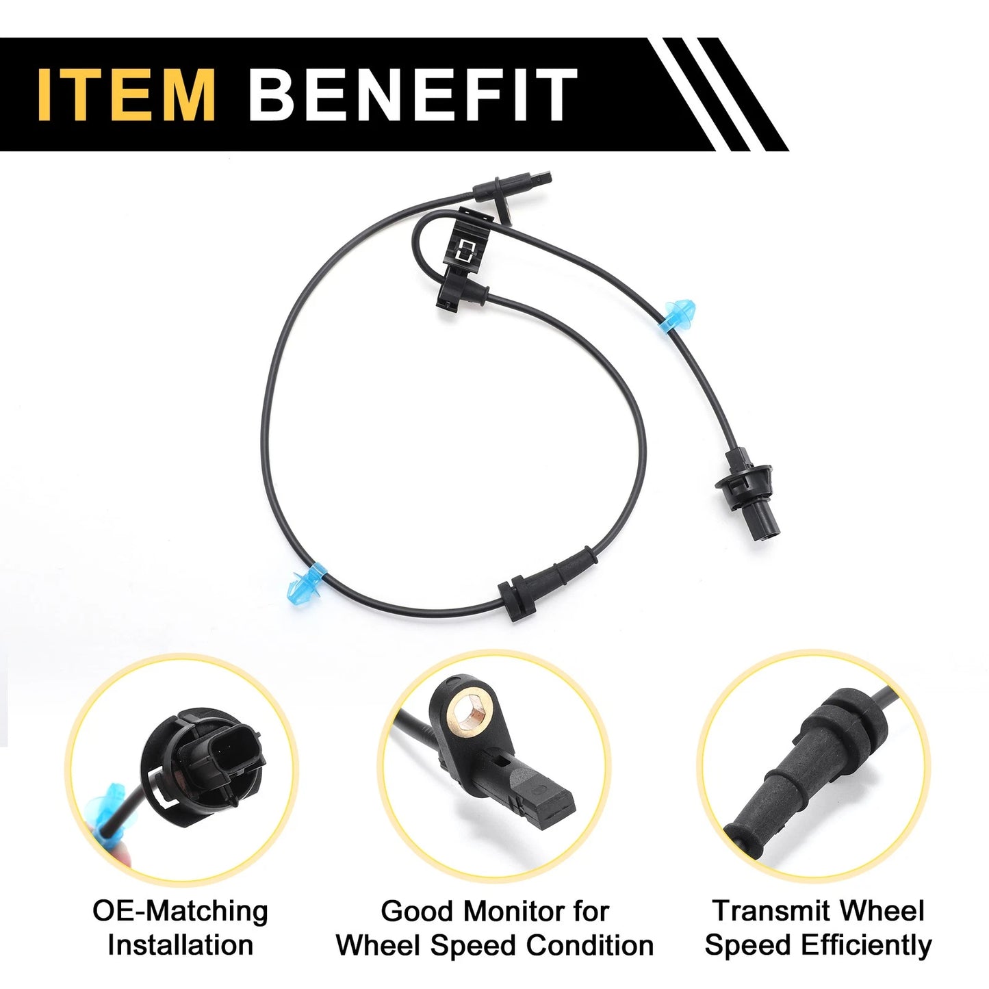 ABS Wheel Speed Sensor No. 57455TZ5A02/5S15478 for Honda Pilot (2016–2020)