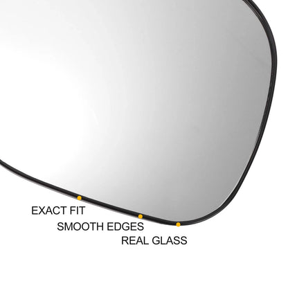 Right Side Heated White Mirror Glass for Mitsubishi ASX (2010–2013)