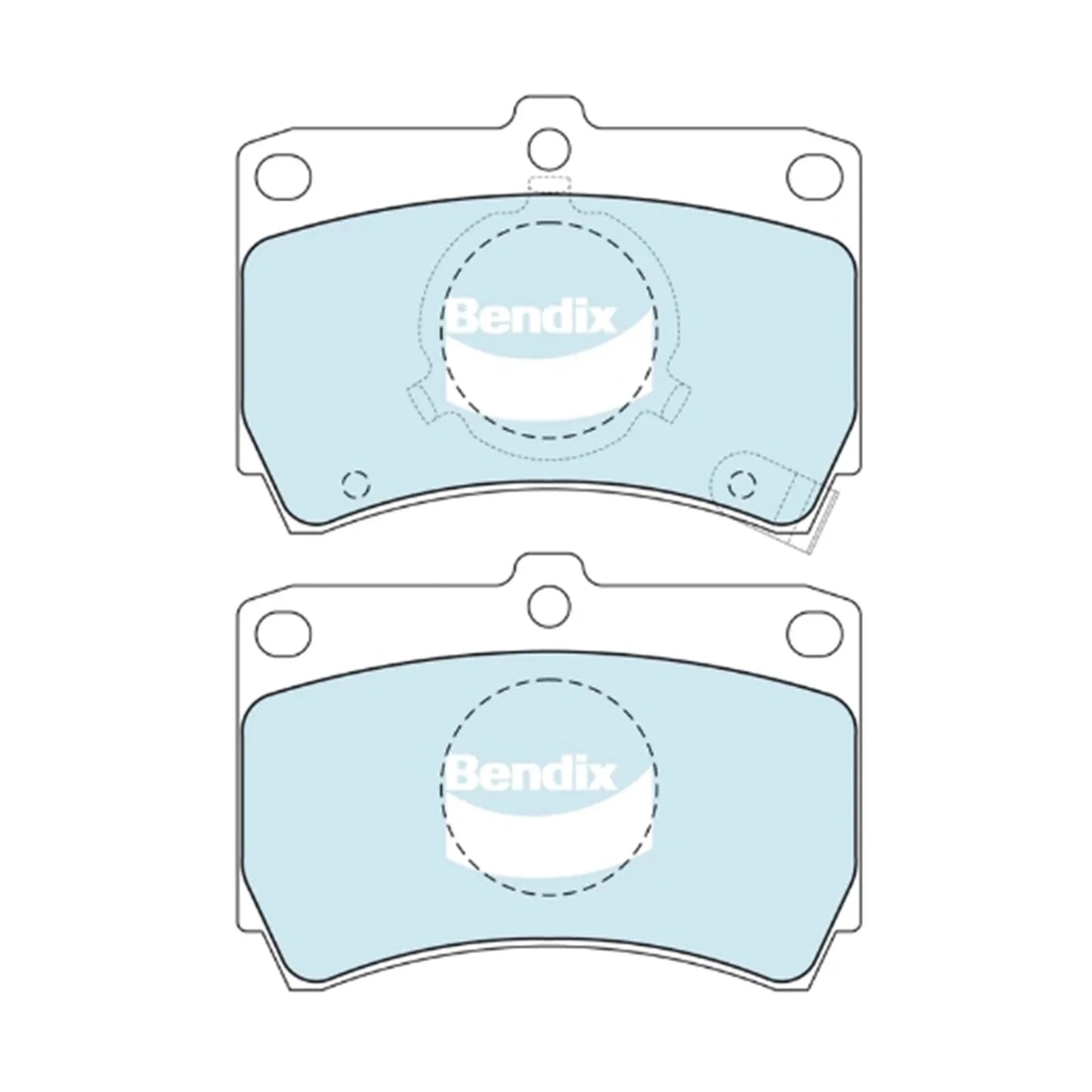 Front Disc Brake Pad Set for Ford Laser (1985-1990)