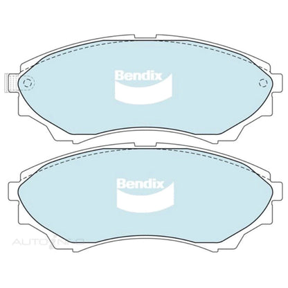 4WD Front Disc Brake Pad Set for Ford Courier (2004-2006)